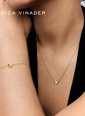 MonicaVinader女银镀金情侣手链