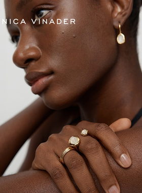 [流光系列新品]Monica Vinader莫妮卡Odyssey流光皓月戒指饰品女