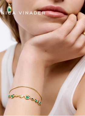 MonicaVinader海蓝宝手链