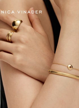 Monica Vinader莫妮卡手链生辰石生日刻字礼物宝石定制轻奢情侣款