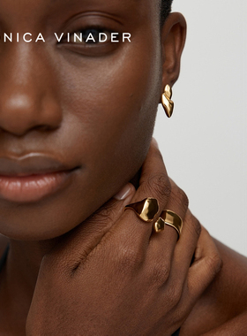 [流光系列新品]Monica Vinader莫妮卡Odyssey流光曜金戒指质感女