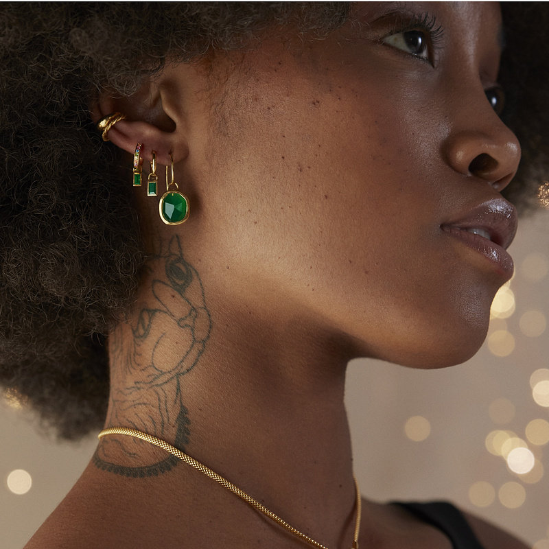 monica vinader莫妮卡迷你彩色耳环 monicavinader耳环