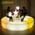 Đèn chiếu sáng thanh đồ nội thất LED ánh sáng phân ngoài trời ánh sáng sáng thanh phân điều khiển từ xa sofa đầy màu sắc cong - Giải trí / Bar / KTV