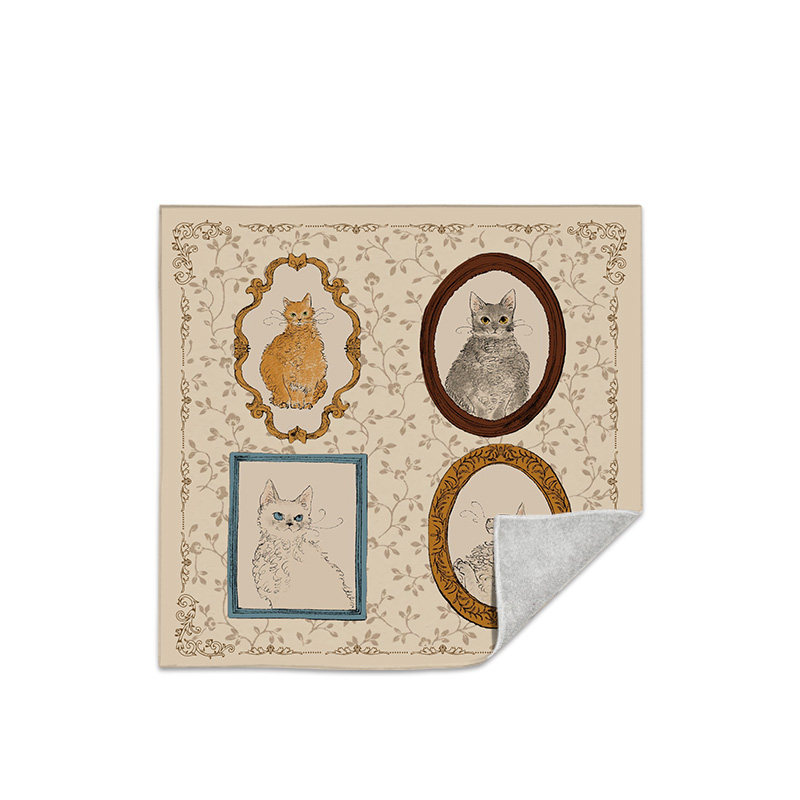 新款可爱化妆包相机ipad自粘魔术百贴布平板电脑复古猫咪卡通,淘宝优惠券,粉丝福利购,淘宝优惠卷