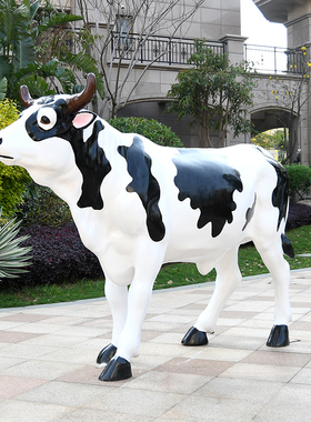 户外仿真奶牛动物庭院园林景观