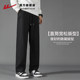 Pull back new winter style draped plus velvet casual straight pants