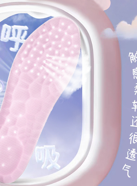 Chao软女士专用运动吸汗透气鞋垫