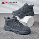 Hot selling 50,000+ cotton shoes men's winter plush Martin boots