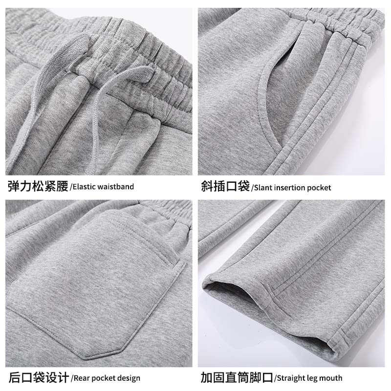 回力弯刀裤子男秋季新款美式侧分直筒休闲裤男士灰色宽松运动裤A,淘宝优惠券,粉丝福利购,淘宝优惠卷