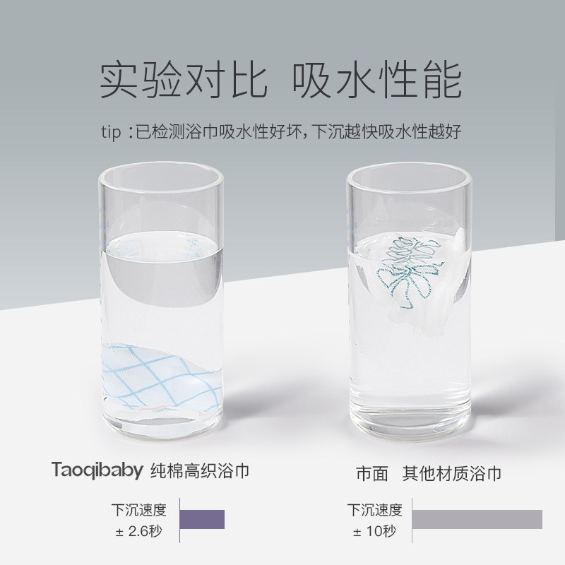 新生宝宝夏季纯棉纱布带帽斗篷浴巾 taoqibaby浴巾