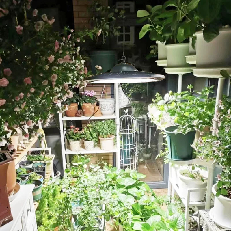 Fill light for gazebo solar-powered, comfortable light spectrum, orchid