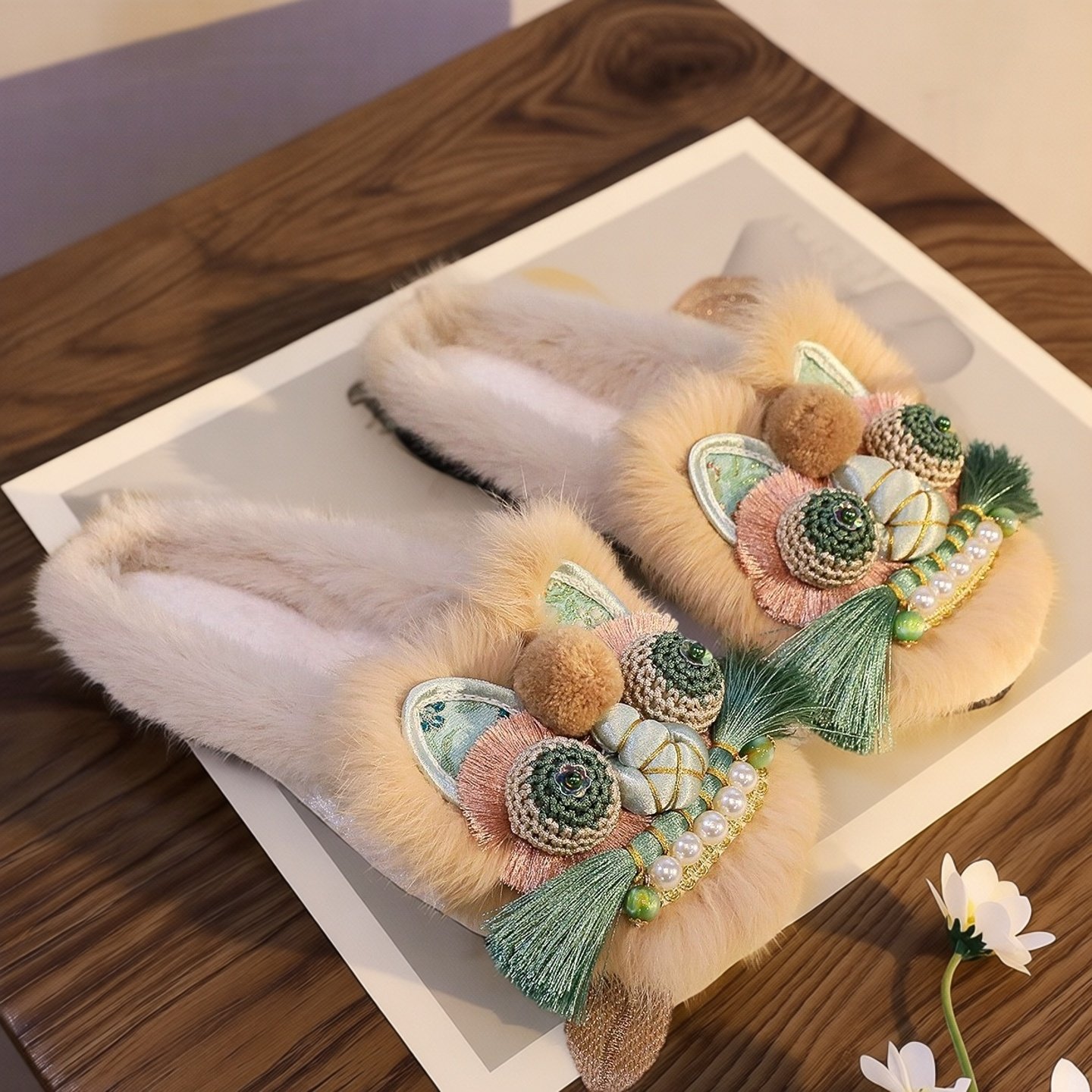 冬季款包头拖鞋女原创非遗布鞋女平底舒适传统虎头鞋民族风国潮鞋,淘宝优惠券,粉丝福利购,淘宝优惠卷