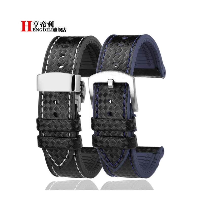 原厂代用Omega欧米茄600海马300四分之一橙超霸男氟橡胶手表带 - 图3