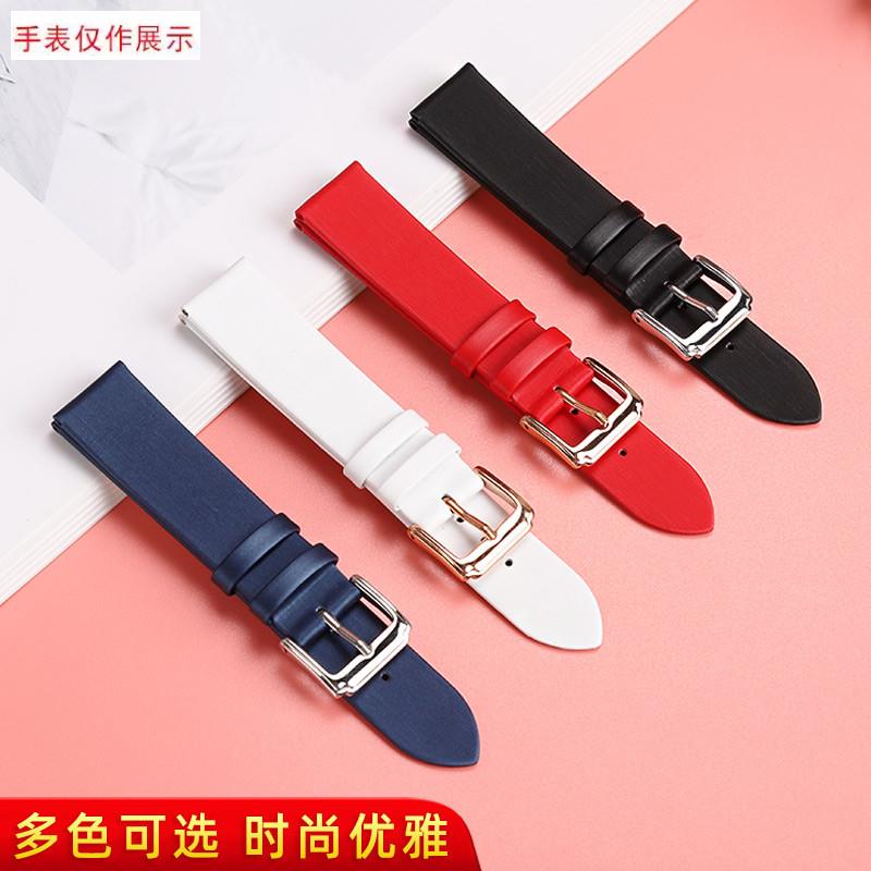 适用时光女神镂空款6002L813.634L女Q士绢丝纹快拆手表带 - 图0