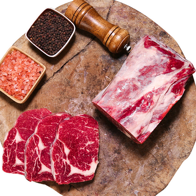 御牛满地旗舰店整块草饲眼肉心2kg新鲜肉眼零添加原切牛排整条厚切未腌制定制0