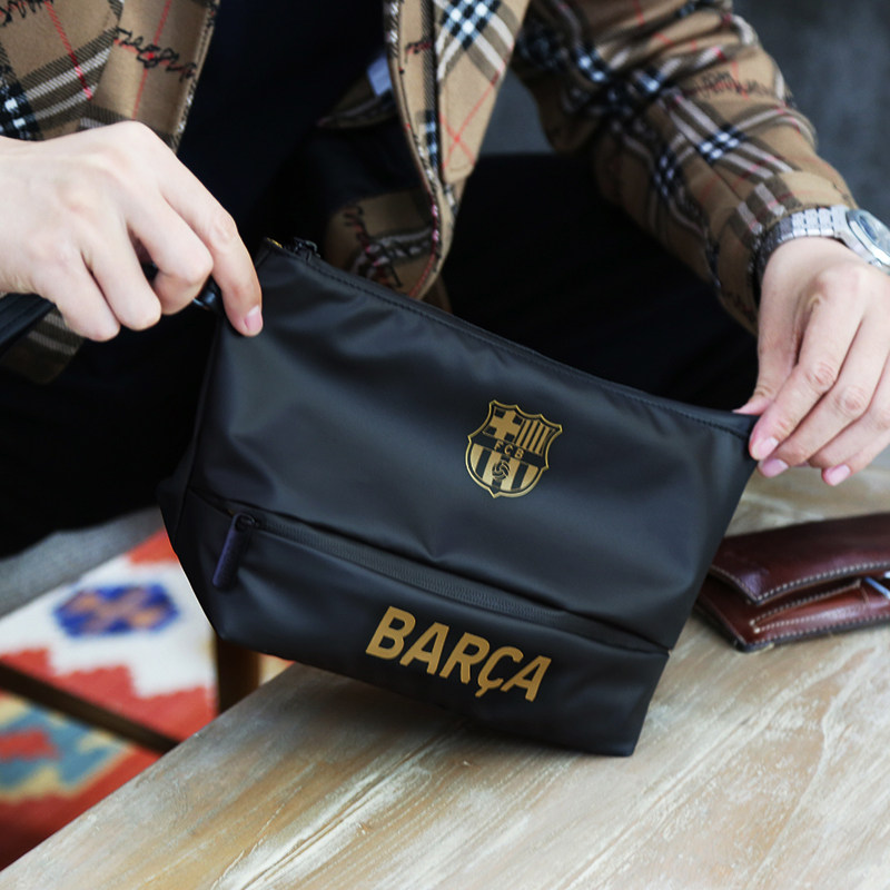 巴萨男士时尚新款潮简约便捷腰包 彼得蓬然箱包男士包袋