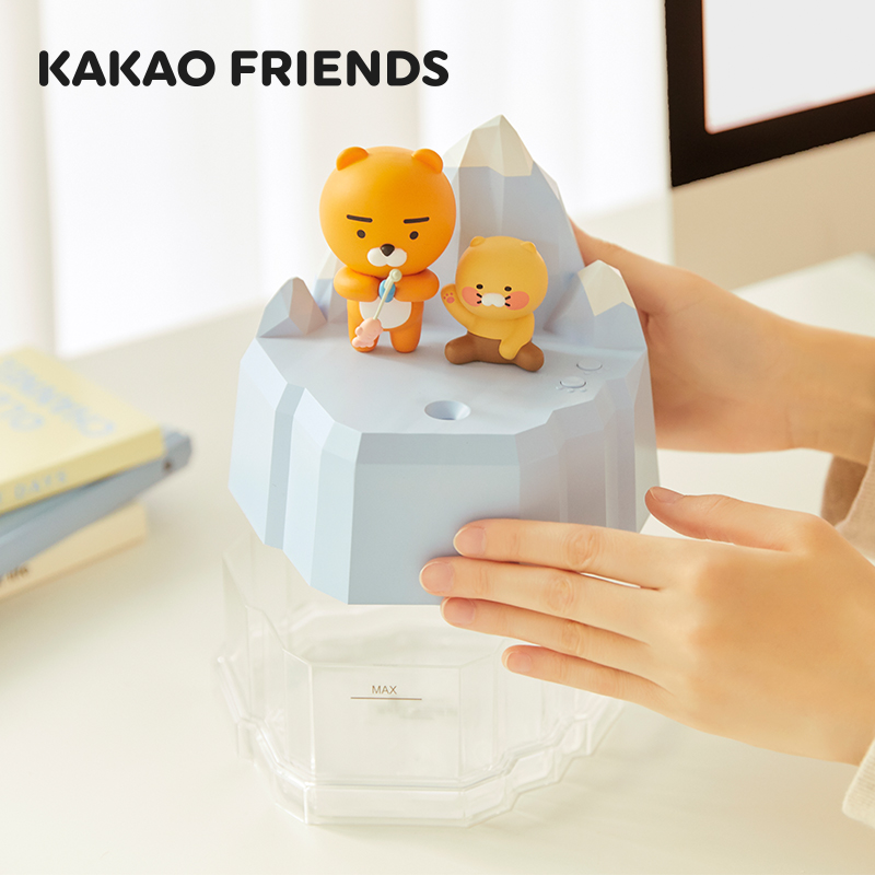 KAKAO FRIENDS 萌趣冰川 夜灯加湿器_Ryan&Choonsik - 图1