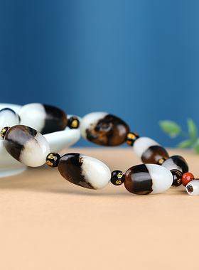 涵怡新疆和田玉籽料原石手链