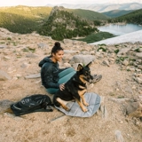 拉夫威尔 Highland Moisture -Полученная Pad American Ruffwear Dog Dog Dog Наружная прокладка Большой маленькие собачьи домашние продукты