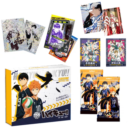 宫卡排球少年卡片小排球Haikyuu!!动漫周边日向翔阳收藏卡牌盲盒 - 图1