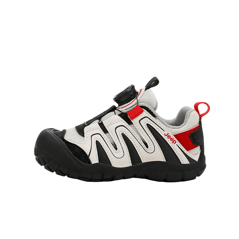 JEEP男童休闲运动鞋2025秋季新款旋钮跑步登山鞋软底防滑儿童鞋子,淘宝优惠券,粉丝福利购,淘宝优惠卷