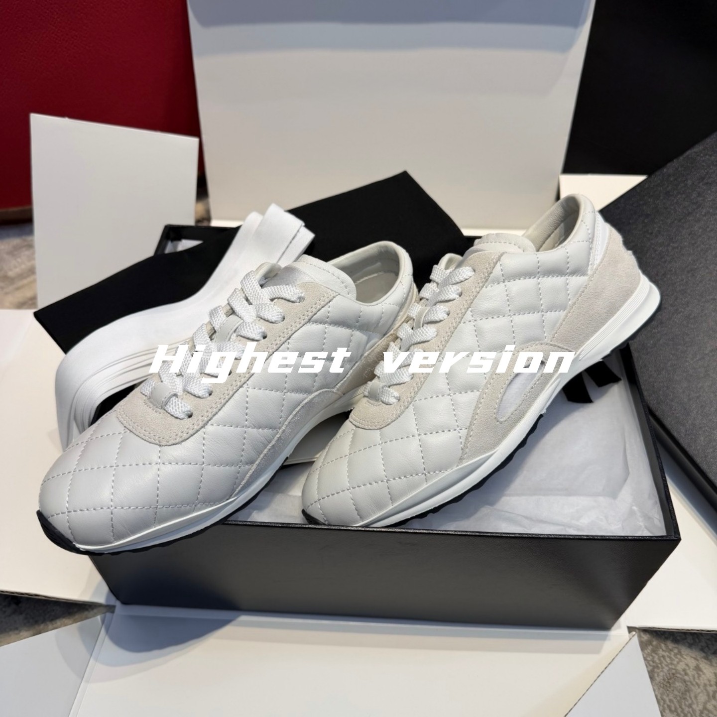 【Highest version】小香风菱格德训鞋棒球鞋运动鞋休闲板鞋女鞋,淘宝优惠券,粉丝福利购,淘宝优惠卷