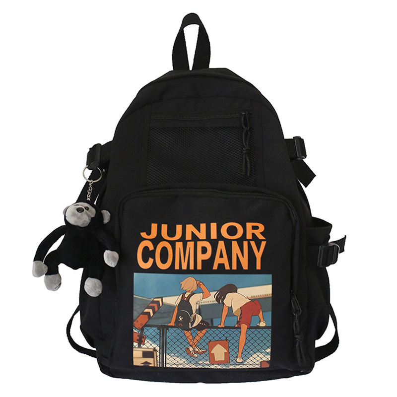 ins风女韩版高中学生初中生双肩包 潮妮优包双肩背包