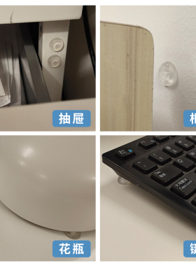 硅胶透明门挡防撞贴门把手