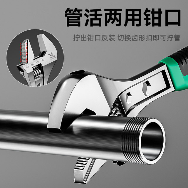 Full series of movable wrenches to pay for expensive bags