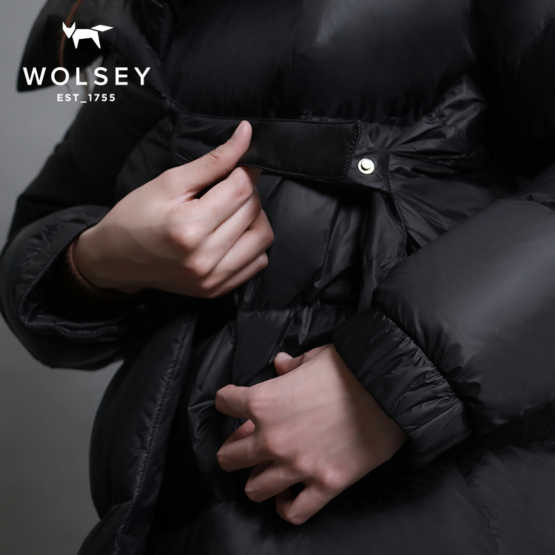 【反季清仓】Wolsey时尚长款运动绒服