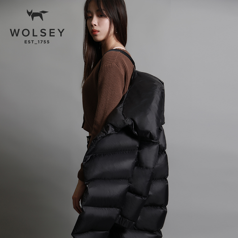 【反季清仓】Wolsey时尚长款运动绒服