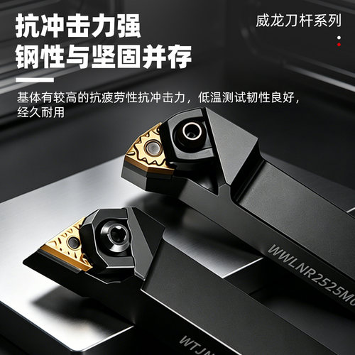 数控外圆刀杆机夹车刀MWLNR2525M08/2020K08桃型端面外径车床刀杆 - 图0