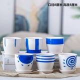 Цветочный горшок, керамический дышащий очень большой комплект