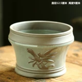 Керамический цветочный горшок, большая ретро глина, простой и элегантный дизайн, орхидея