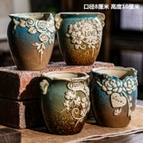 Цветочный горшок, керамический дышащий очень большой комплект