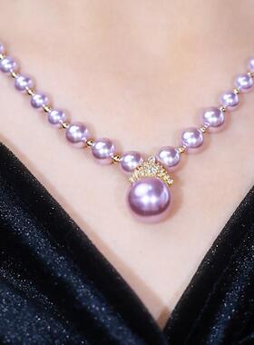 大气款珠珠锁骨链项链