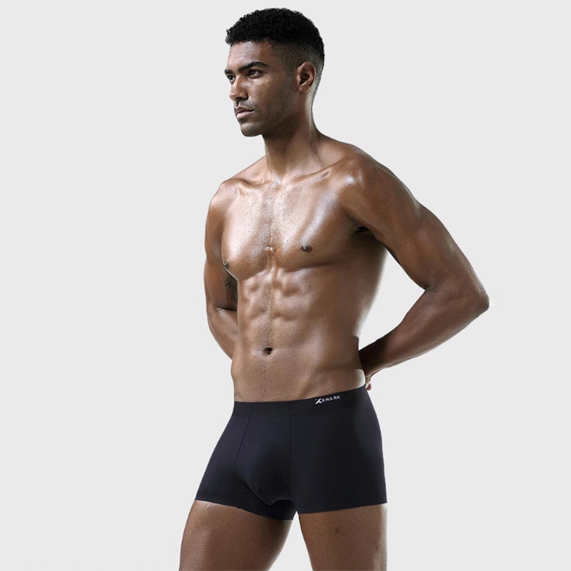 XSHARK鲨鱼莫代尔男士平角内裤衩高端礼盒装七夕情人节送男友礼物,淘宝优惠券,粉丝福利购,淘宝优惠卷