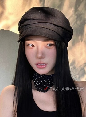 张婧仪同款日系堆堆鸭舌帽女