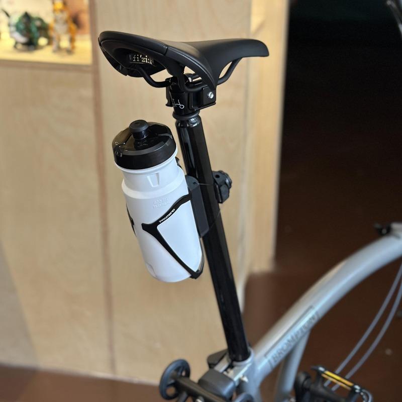 适用brompton小布折叠自行车配件公路车大行快拆卸骑行水杯水壶架 - 图2