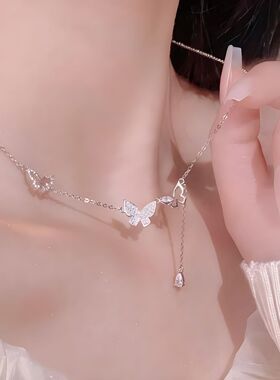 耳边风Design国风轻奢流苏锁骨链