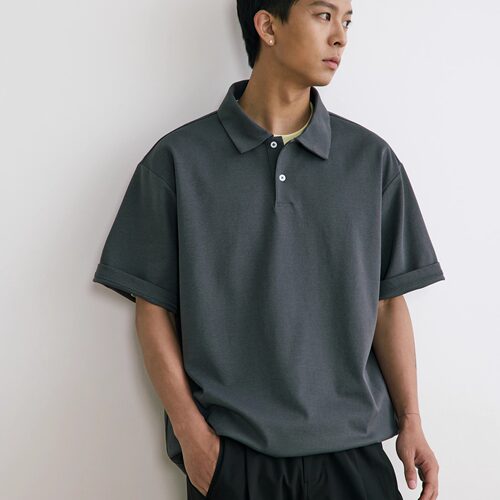 BCALM【双面速干Polo】珠地凉感吸湿排汗防晒3A抗菌免烫抗皱T恤 - 图1