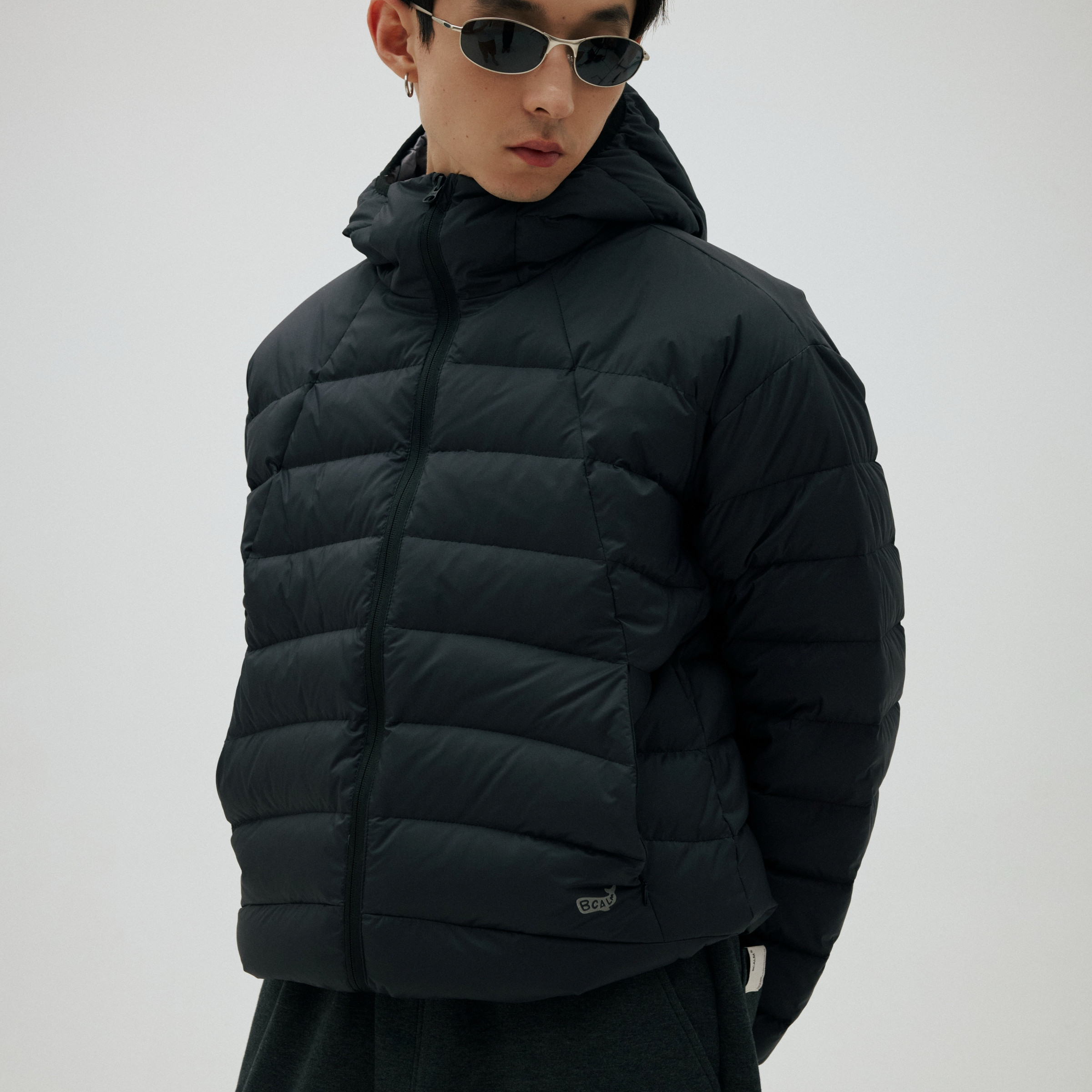 BCALM【排骨羽绒服】可溯源90白鸭绒防水轻量耐磨尼龙N66连帽外套