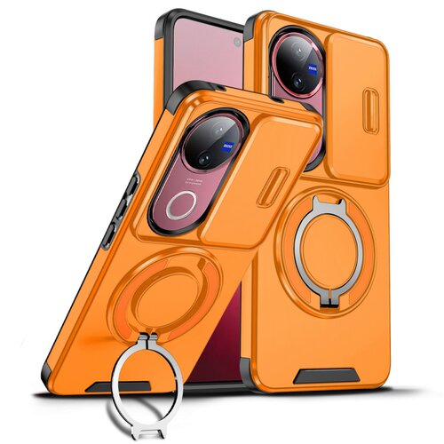 滑盖镜头推窗适用vivov70手机壳x300pro旋转一体支架壳防指纹肤感v60lite百搭男女通用v50防摔硅胶v40纯色 - 图2