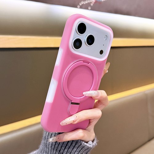 好手感果冻磁吸支架适用苹果17promax手机壳iPhone16promax磨砂肤感15果冻14耐脏大孔13pro液态12男女11防摔 - 图1