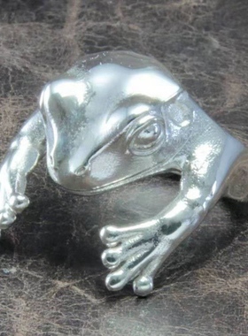 Frog Animal Rings For Women Frog Toad Metal Wrap Ring