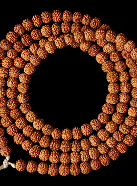 108Pcs Vajra Bodhi Rudraksha Beads 5/7/9mm Meditation Mala