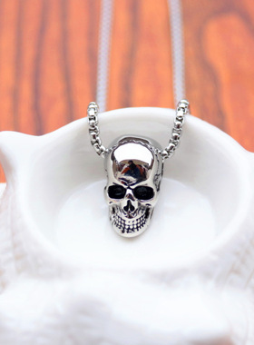 Punk Skull Necklace Pendant For Men Male Gothic  Jewelry
