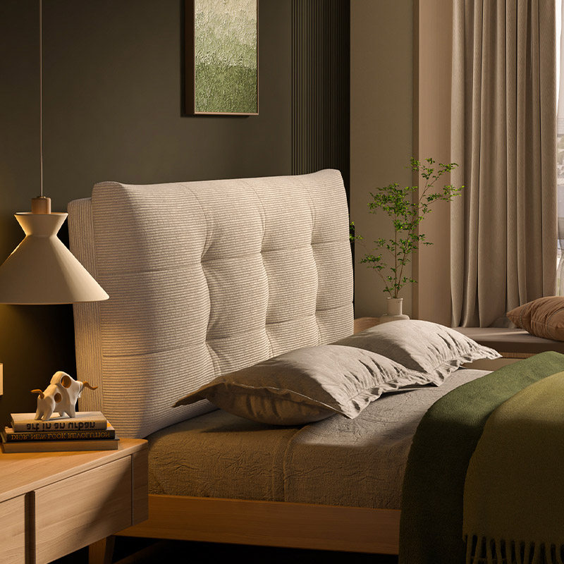 灯芯绒床头软包靠垫床上靠枕大靠背榻榻米软靠贴墙自粘靠背可拆洗,淘宝优惠券,粉丝福利购,淘宝优惠卷