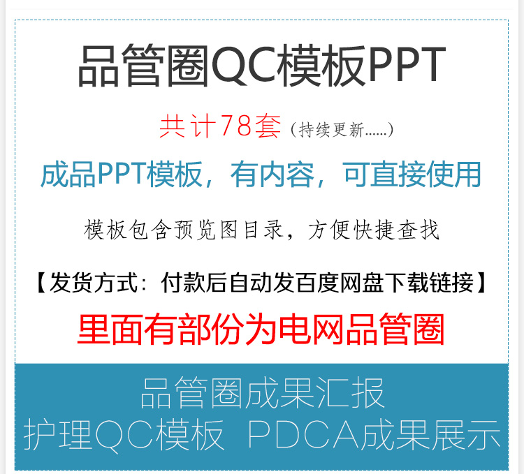 护士护理品管圈QC成果汇报PPT模板医院医生PDCA循环案例分析演讲 - 图1