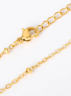 GATTVICT 10pcs/lot Bulk Wholesale DIY Rolo Chains Necklac